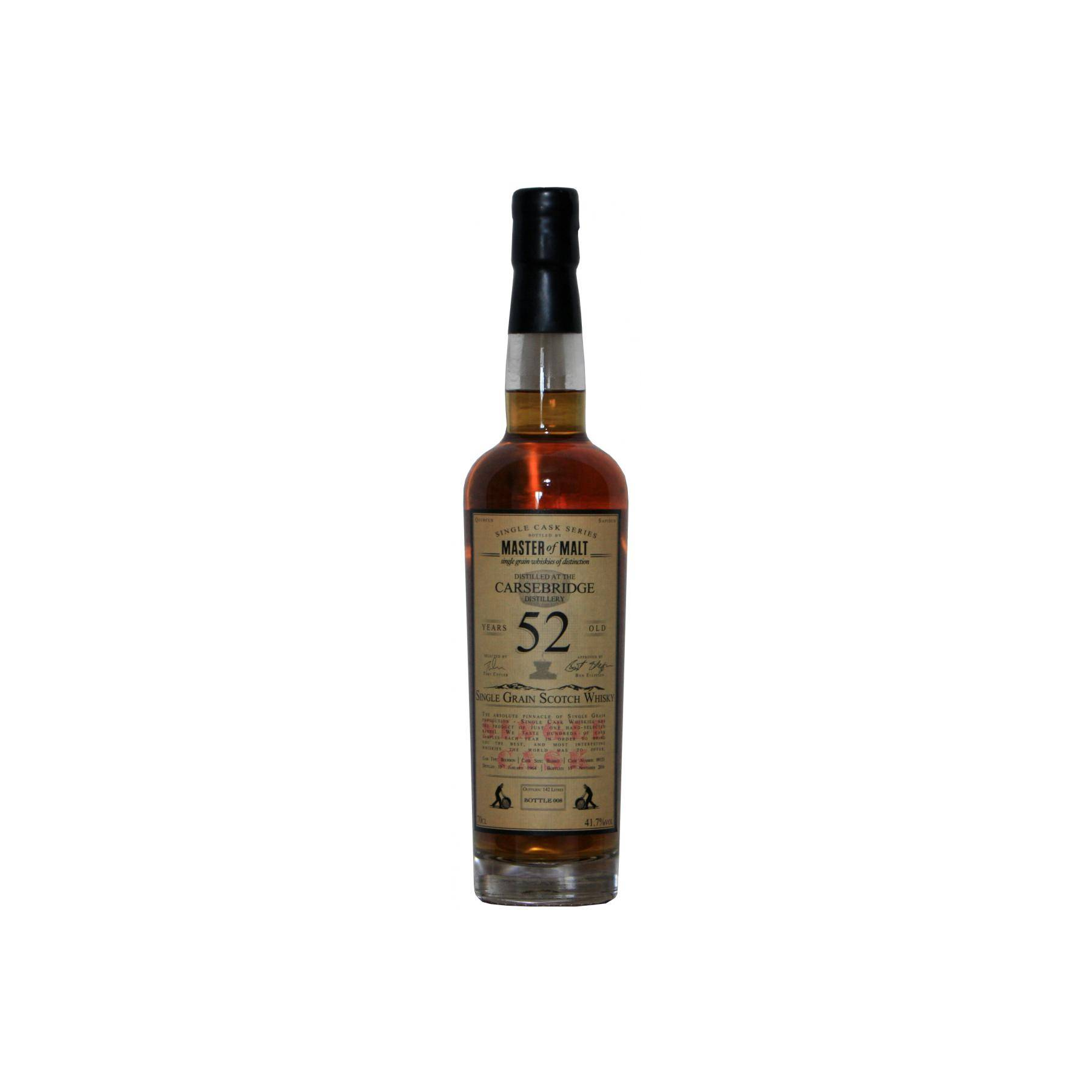 Carsebridge Single Cask 1964 52 Years Single Grain Whisky