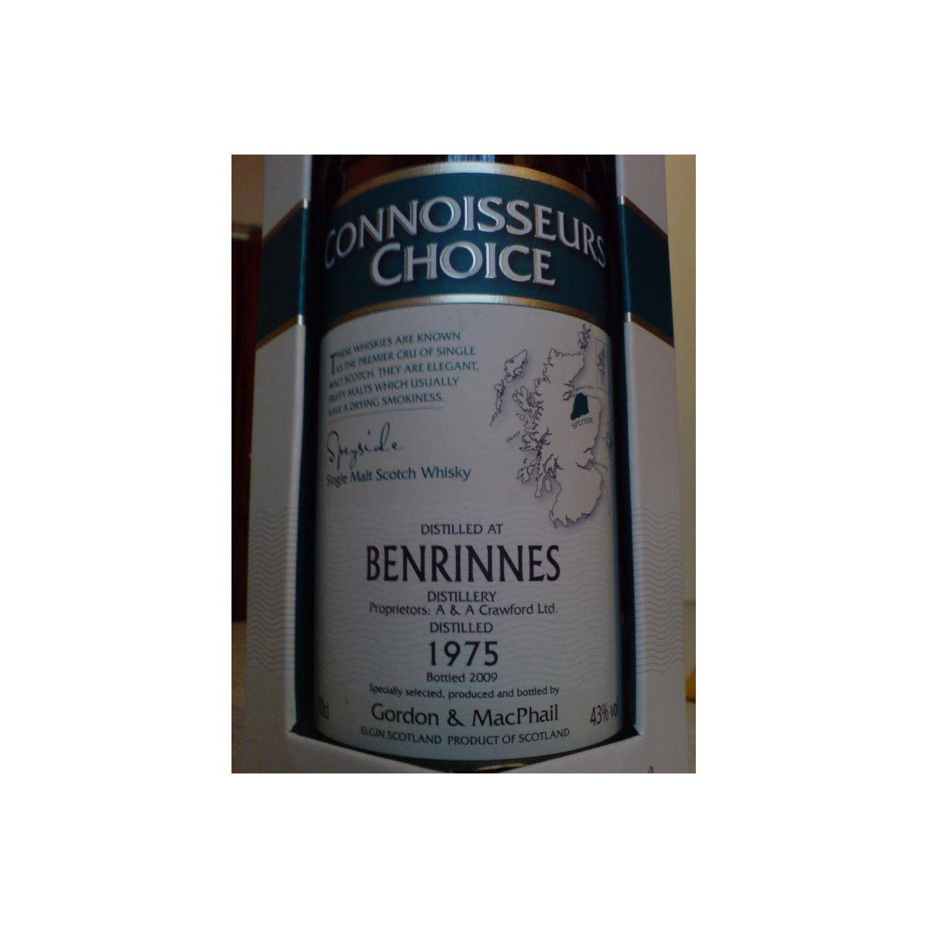 Benrinnes Connoisseurs Choice 1975 33 Years Single Malt Whisky 2