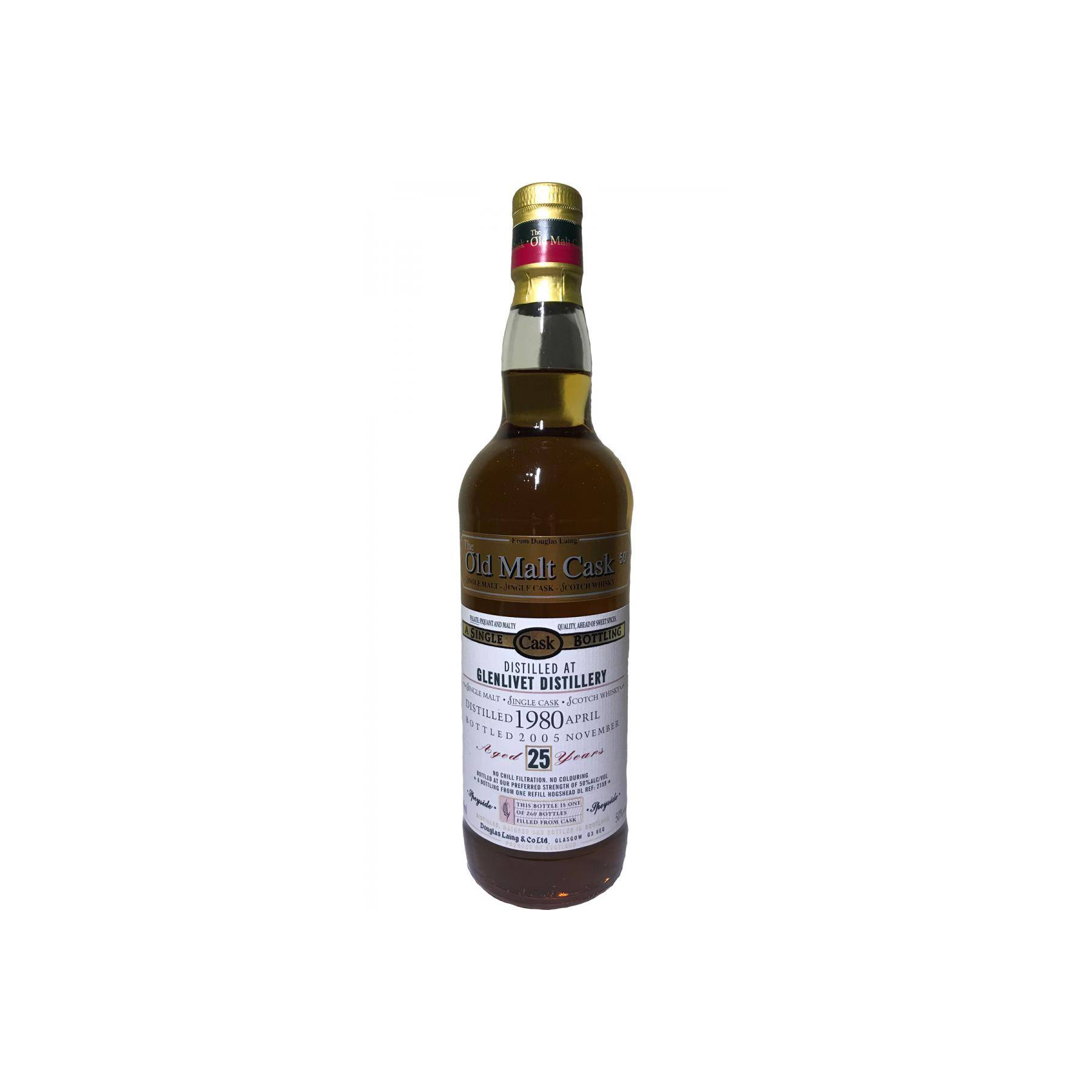 The Glenlivet Old Malt Cask 1980 25 Years Single Malt Whisky