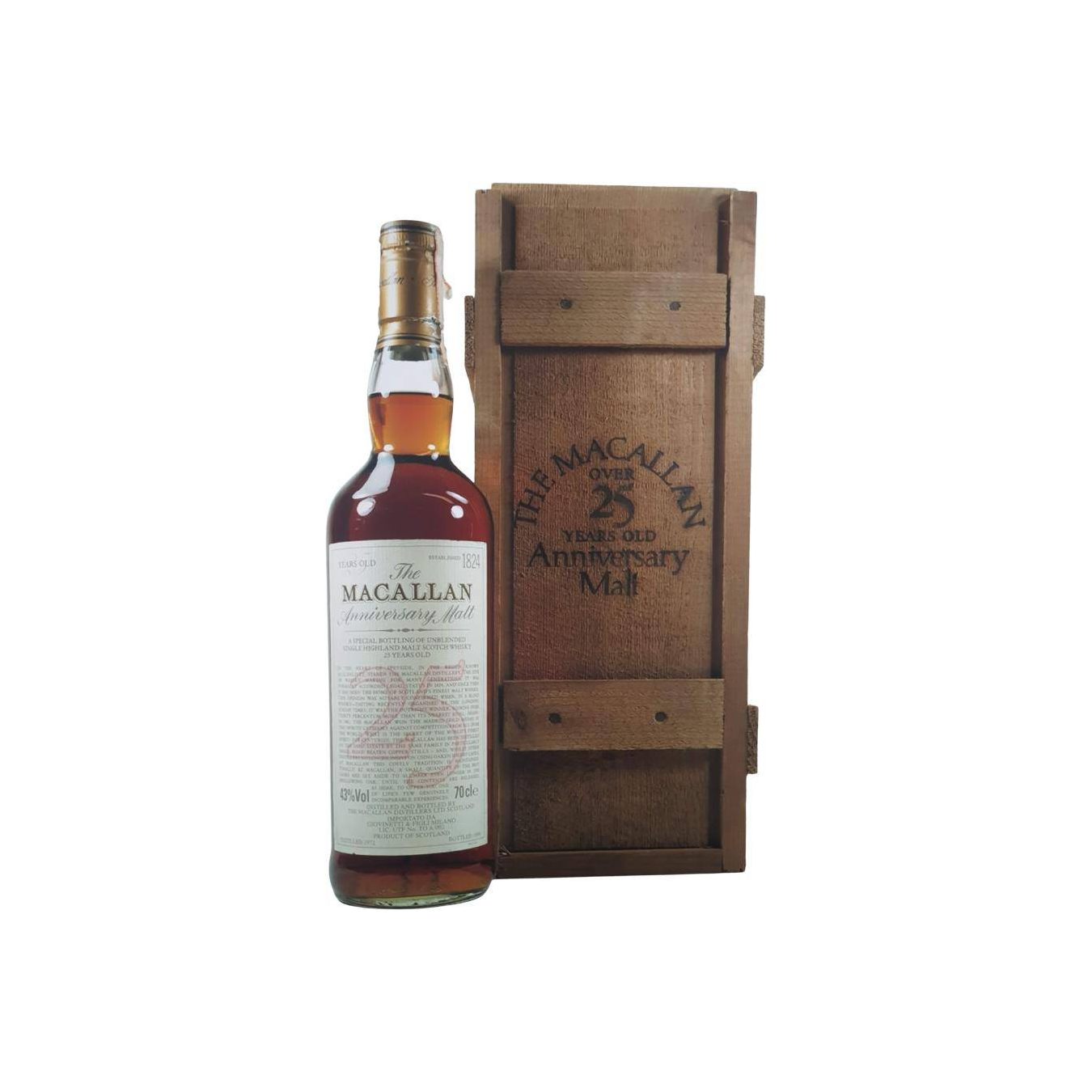 The Macallan 1972 25 Years Single Malt Whisky