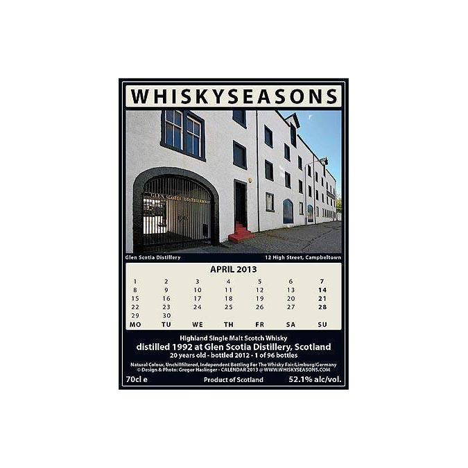 Glen Scotia 1992 20 Years Single Malt Whisky