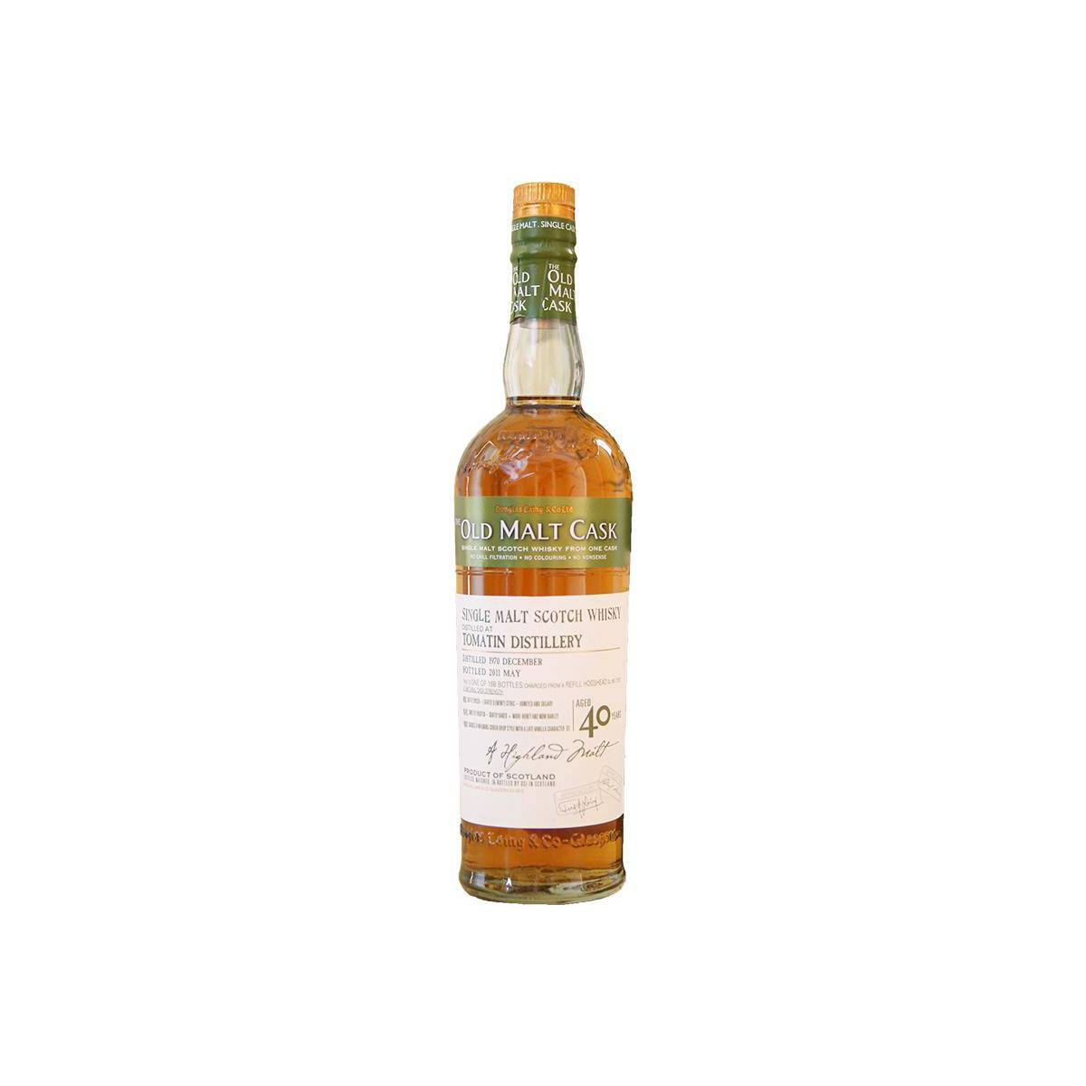 Tomatin Old Malt Cask 1970 40 Years Single Malt Whisky