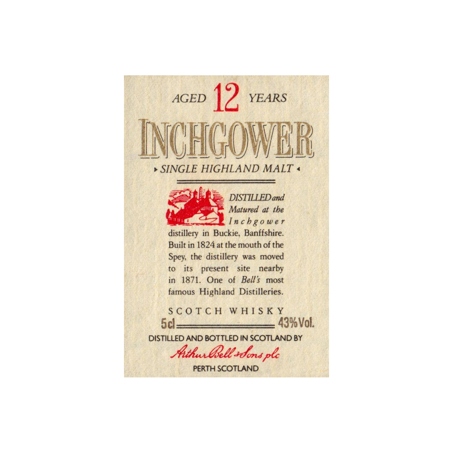 Inchgower 12 Years Single Malt Whisky 2