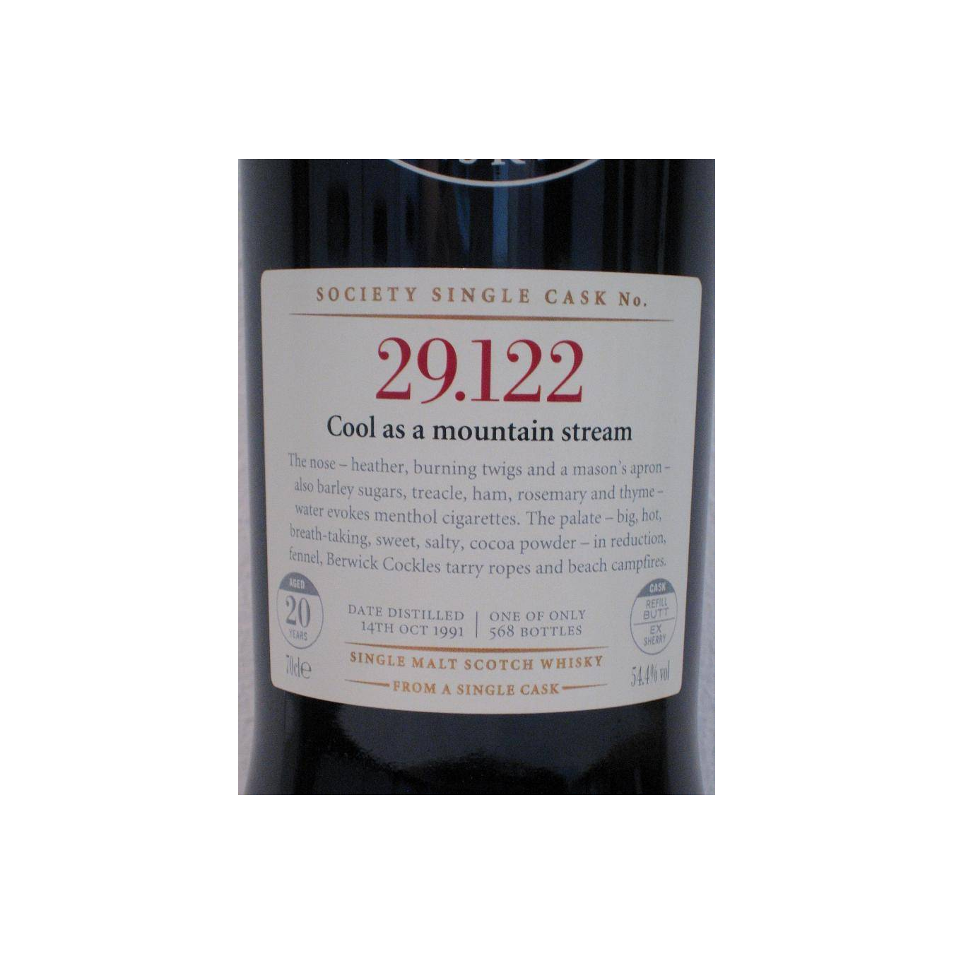 The Scotch Malt Whisky Society 1991 20 Years Single Malt Whisky 2