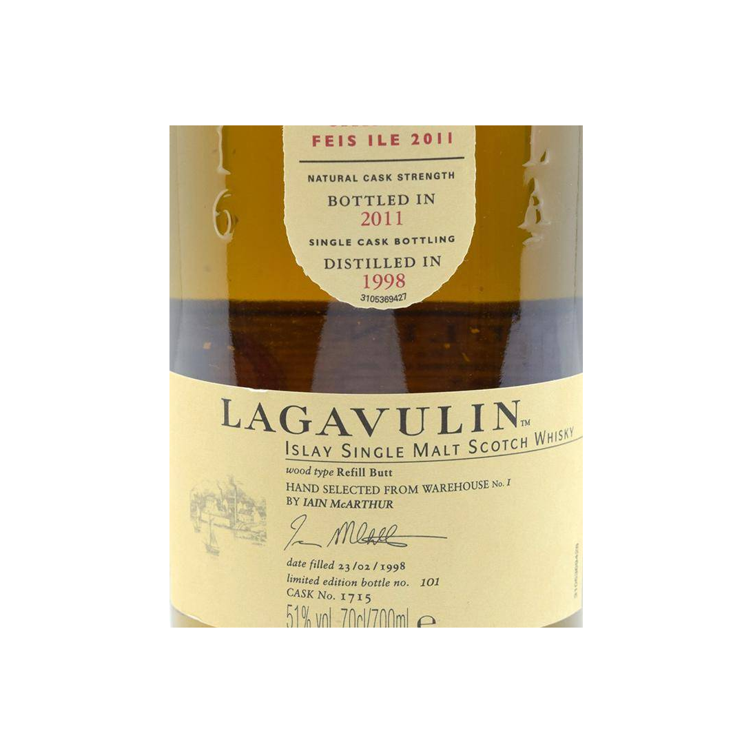 Lagavulin 1998 13 Years Single Malt Whisky 2