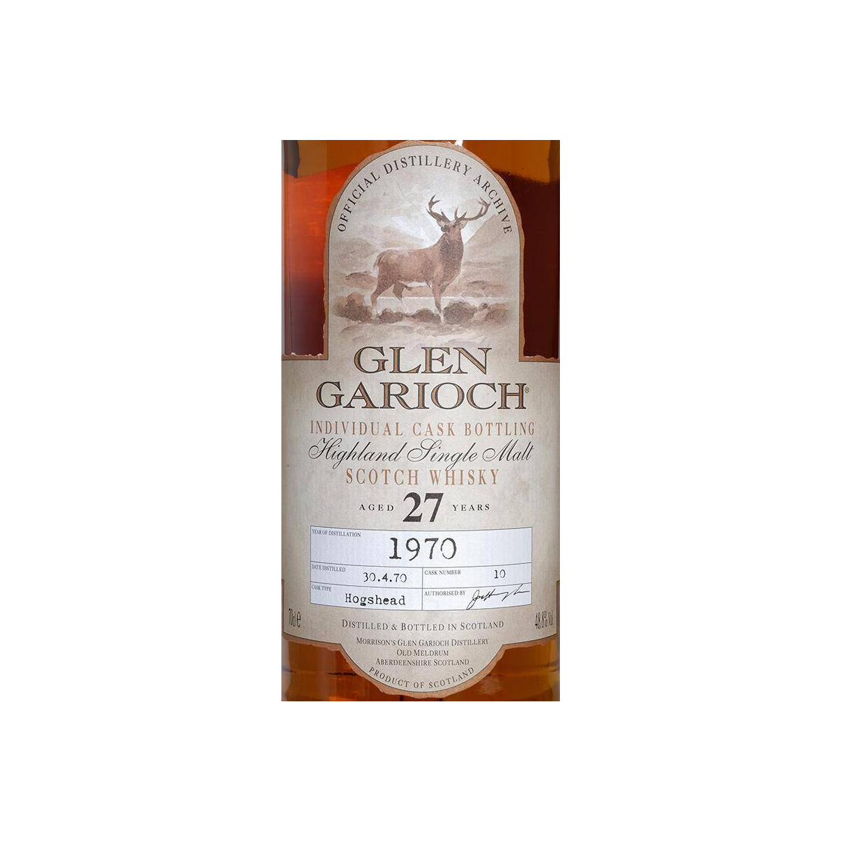 Glen Garioch Individual Cask Bottling 1970 27 Years Single Malt Whisky 2