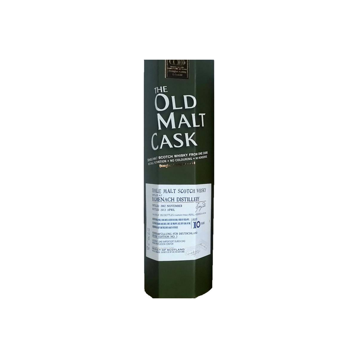 Balmenach 2002 10 Years Single Malt Whisky