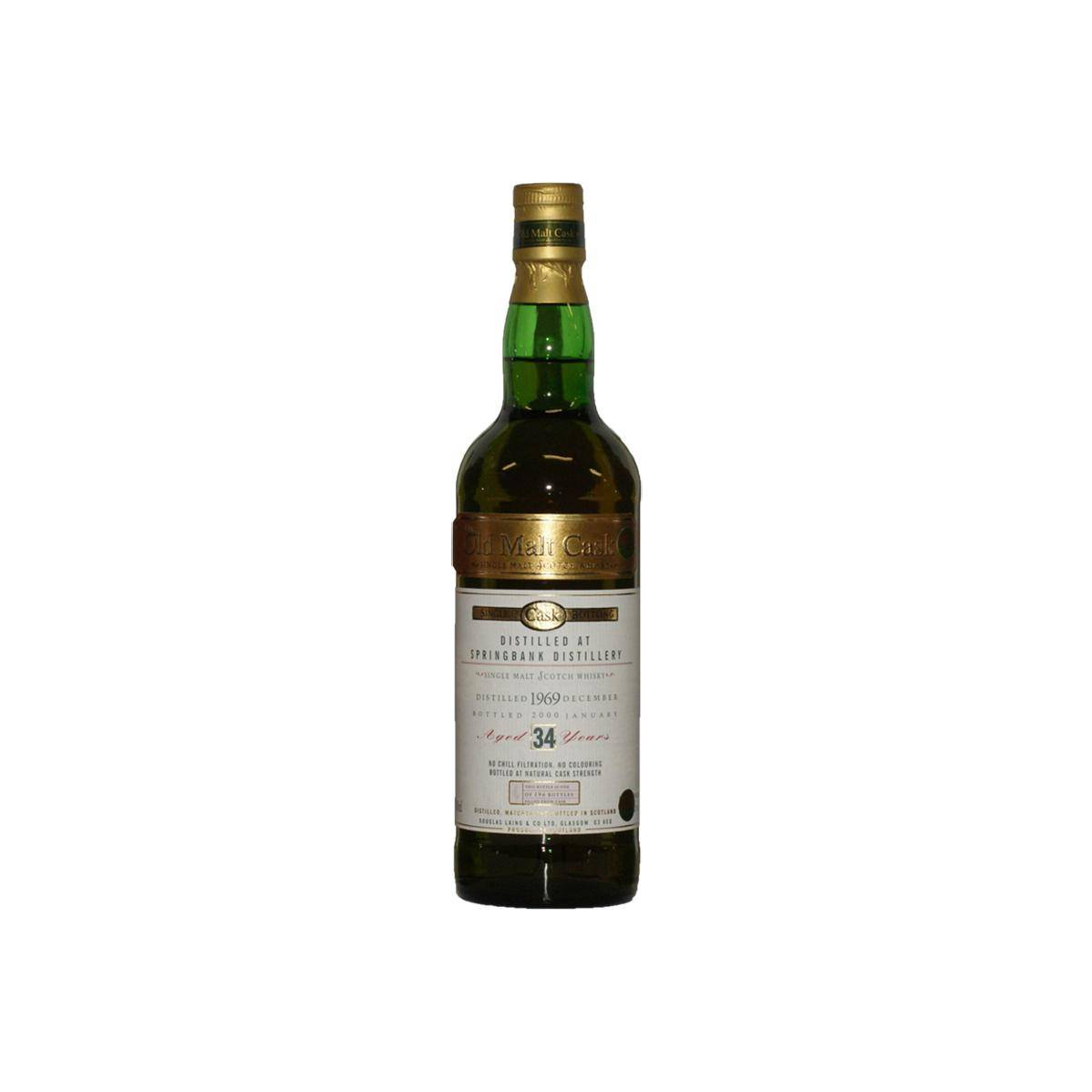 Springbank Old Malt Cask 1969 34 Years Single Malt Whisky