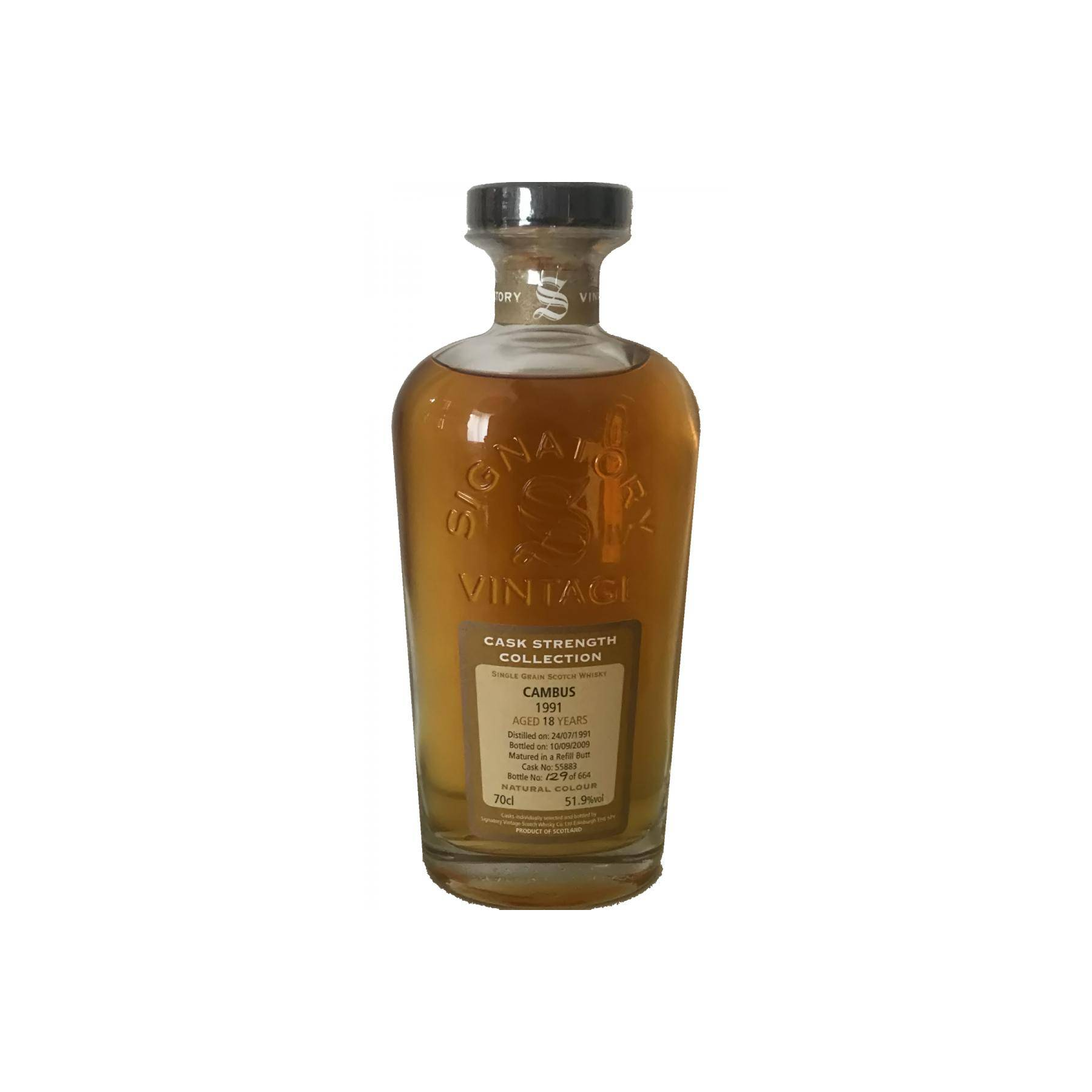 Cambus Cask Strength Collection 1991 18 Years Single Grain Whisky
