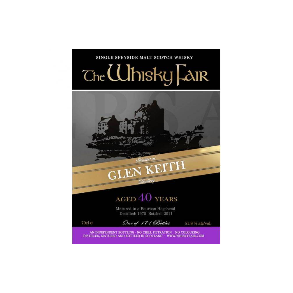 Glen Keith 1970 40 Years Single Malt Whisky 2