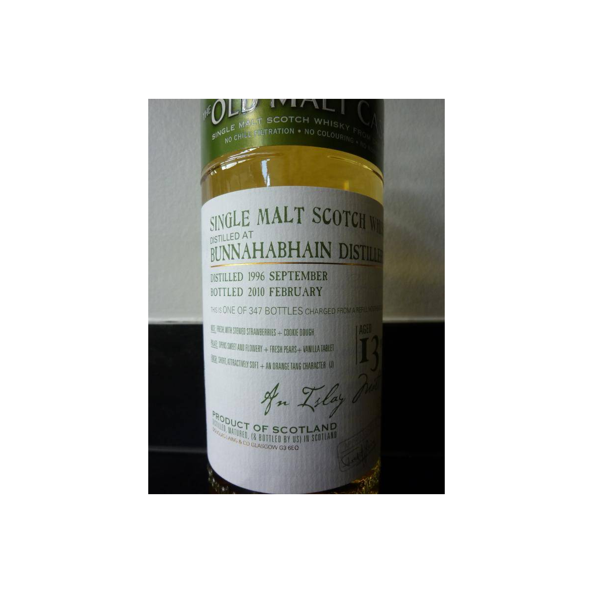 Bunnahabhain Old Malt Cask 1996 13 Years Single Malt Whisky