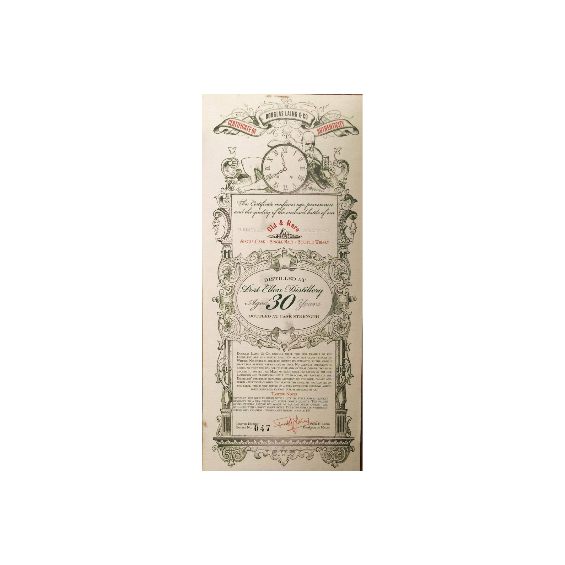 Port Ellen 1979 30 Years Single Malt Whisky 3