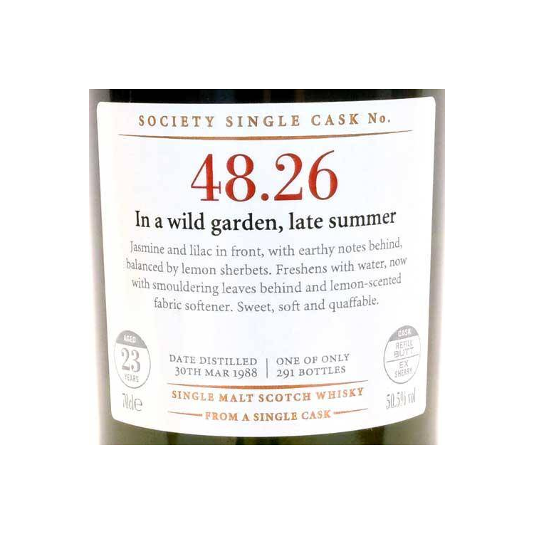 The Scotch Malt Whisky Society 1988 23 Years Single Malt Whisky