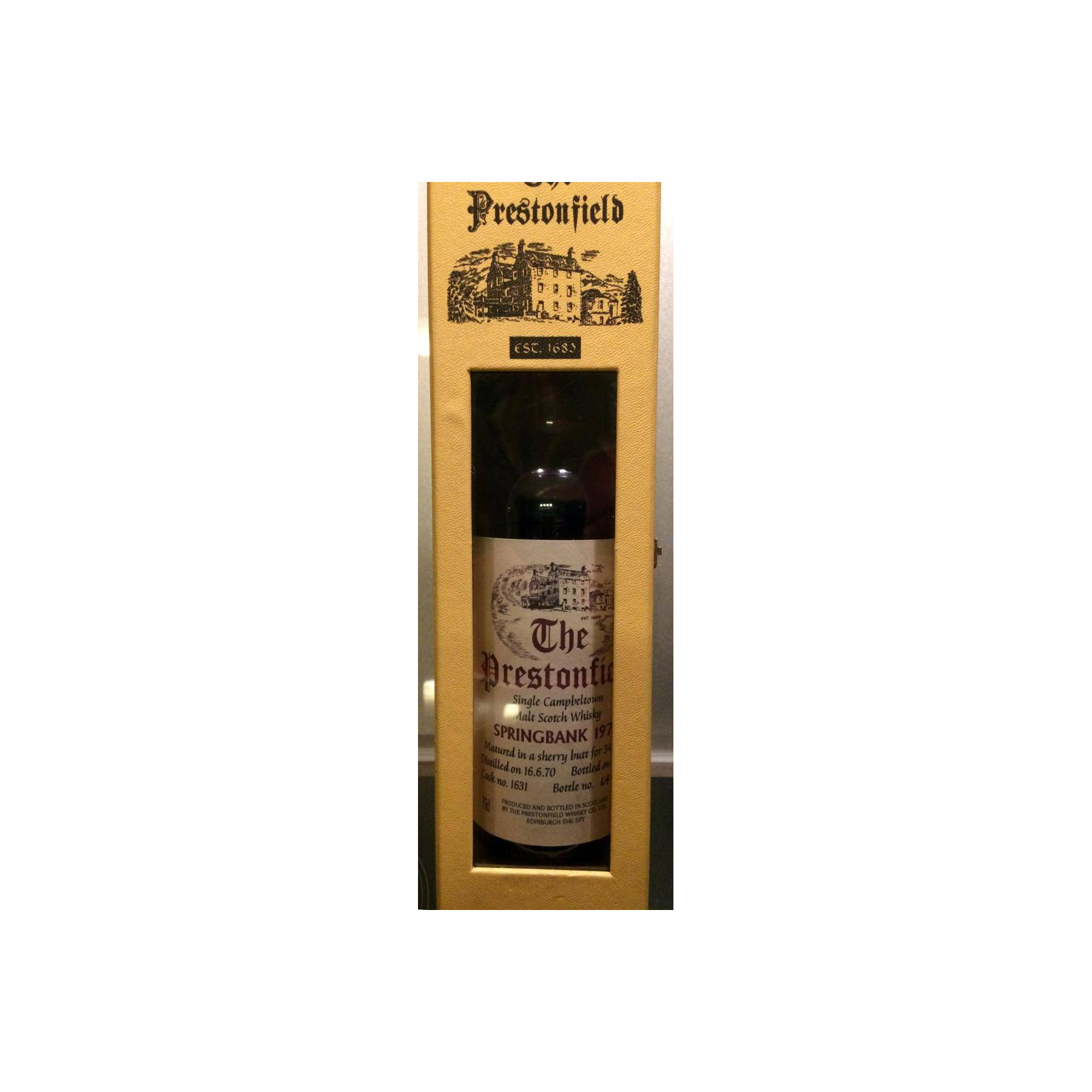 Springbank 1970 34 Years Single Malt Whisky 3