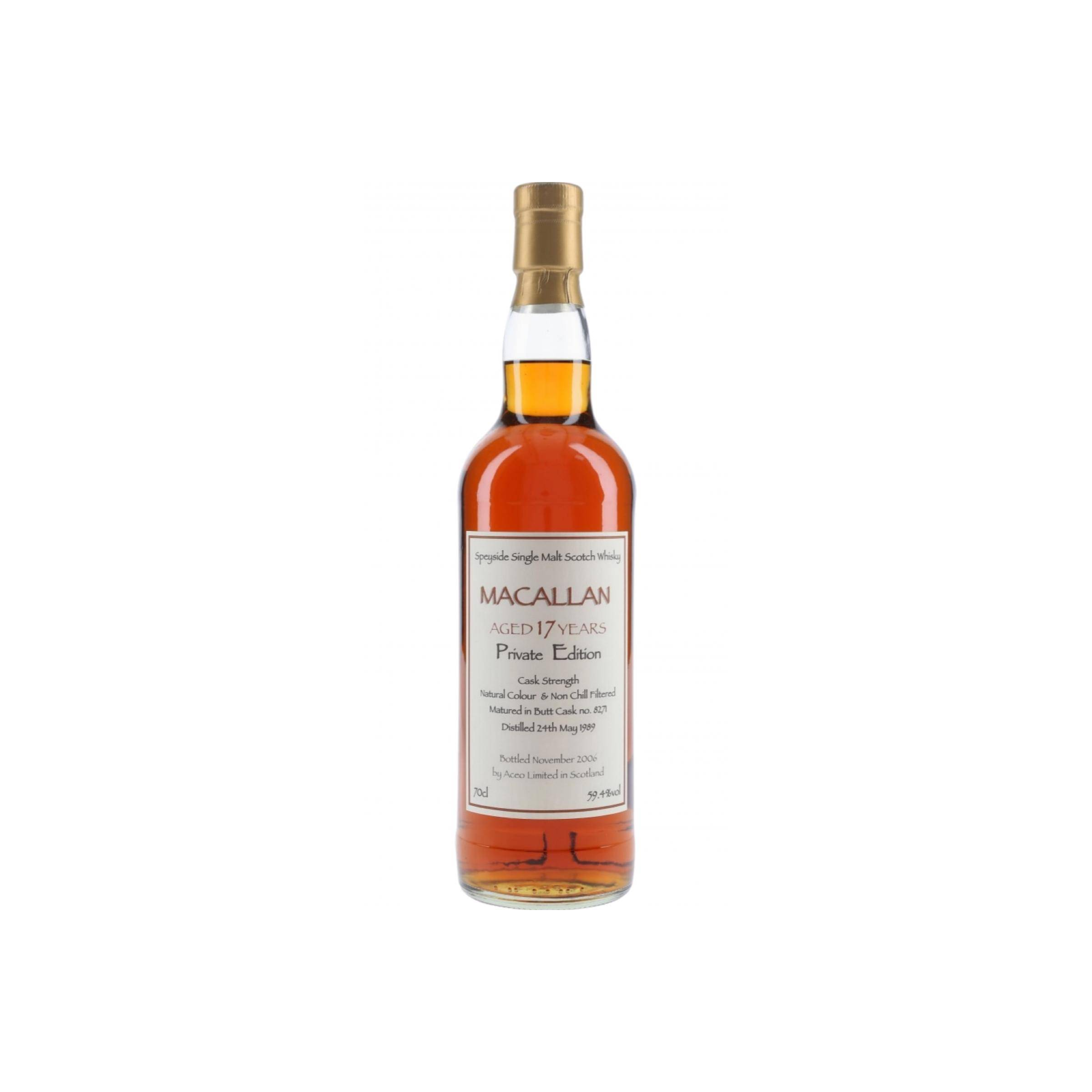 The Macallan 1989 17 Years Single Malt Whisky