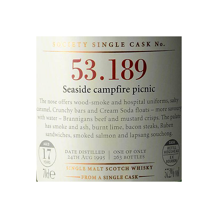 The Scotch Malt Whisky Society 1995 17 Years Single Malt Whisky