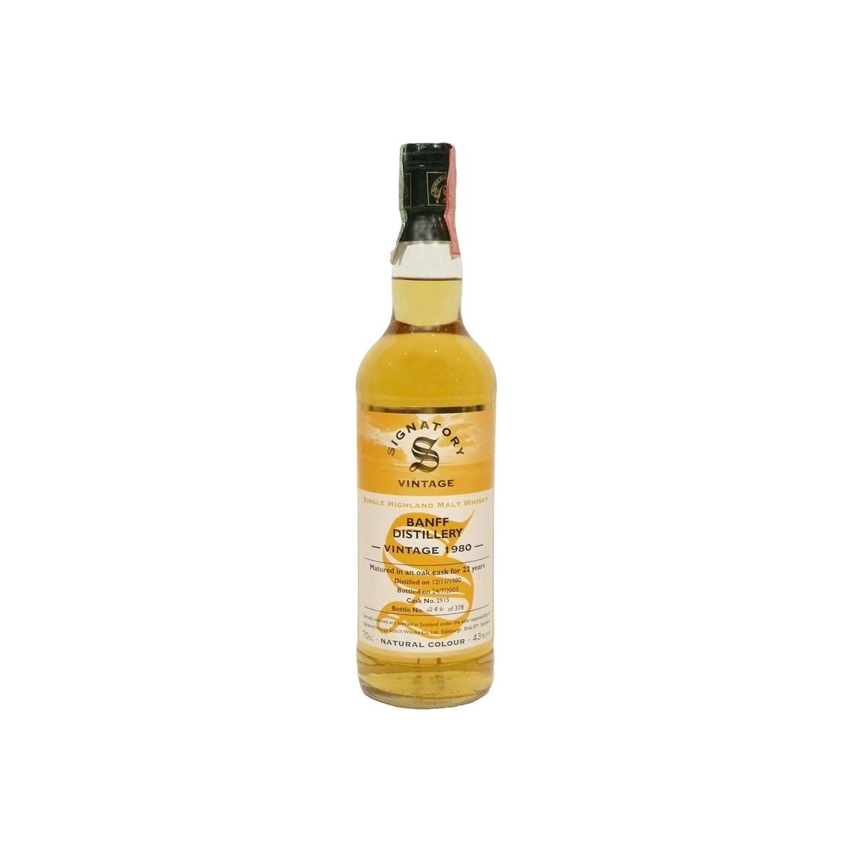 Banff Vintage Collection 1980 22 Years Single Malt Whisky