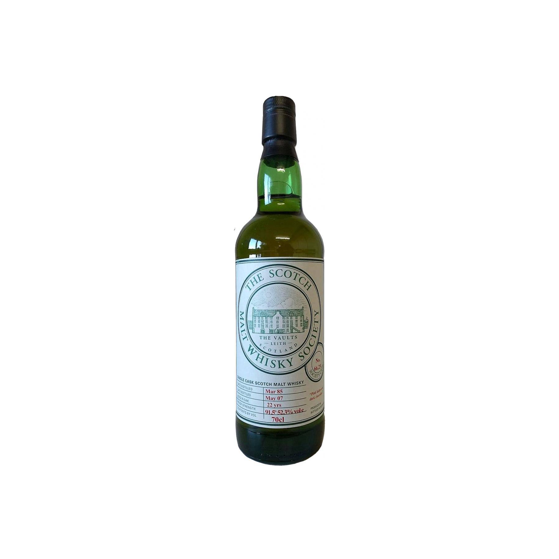 The Scotch Malt Whisky Society 1985 22 Years Single Malt Whisky