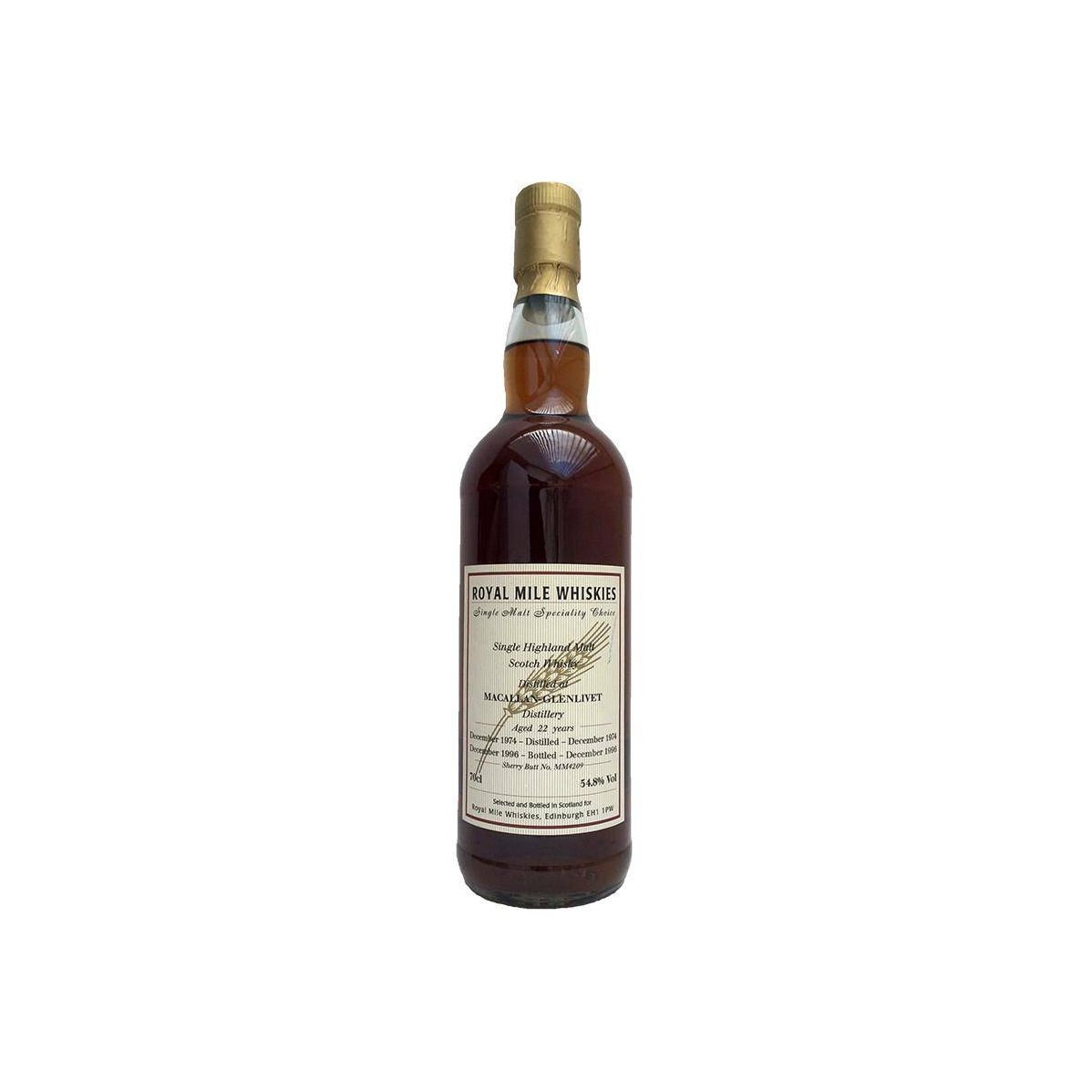 The Macallan 1974 22 Years Single Malt Whisky
