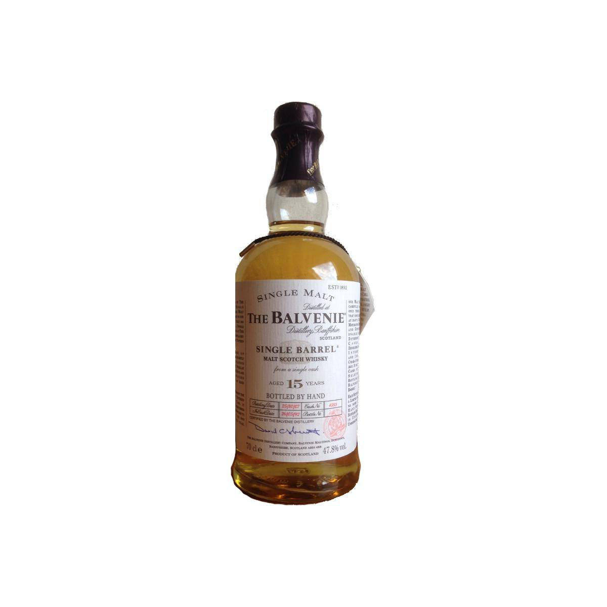 The Balvenie Single Cask 1992 15 Years Single Malt Whisky