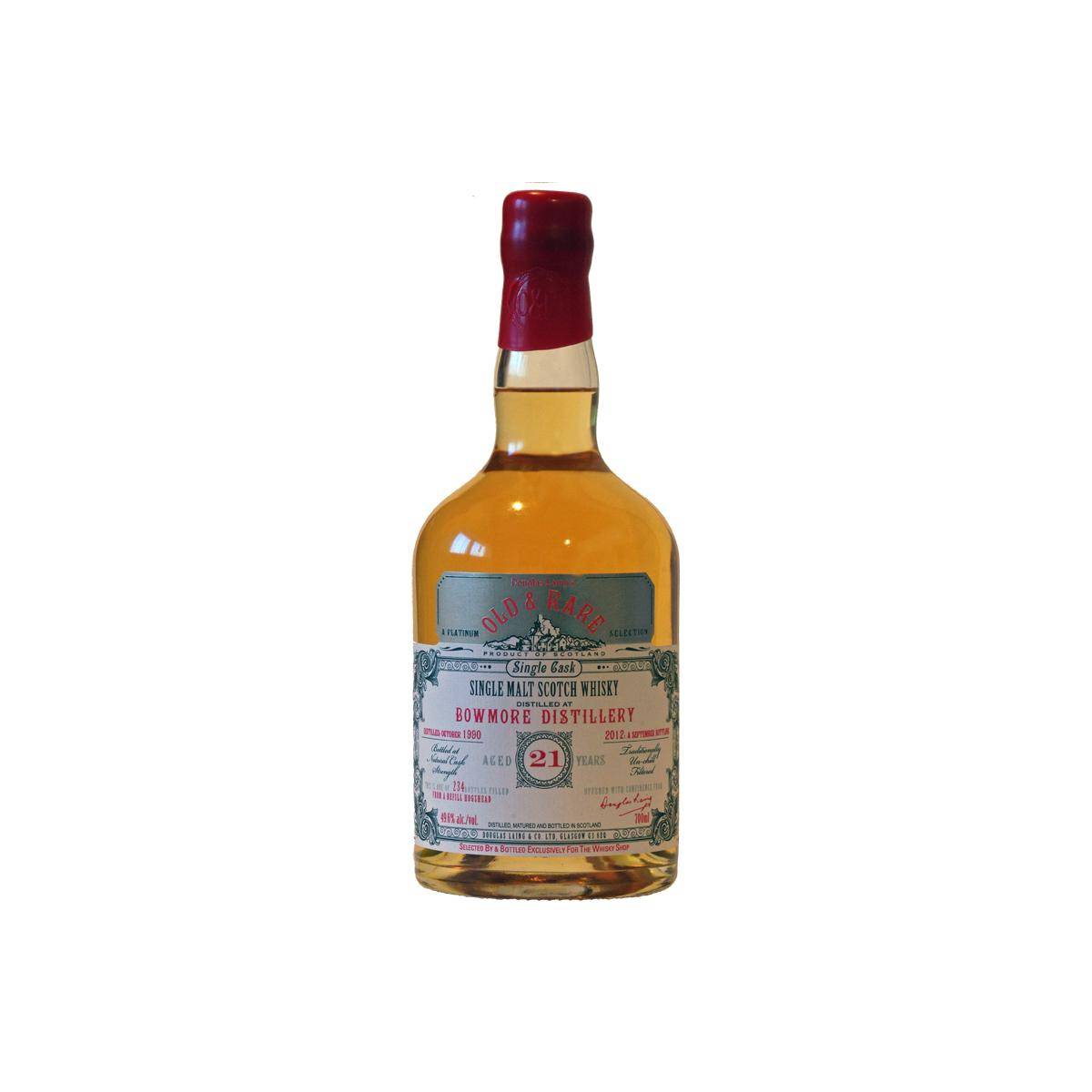 Bowmore 1990 21 Years Single Malt Whisky