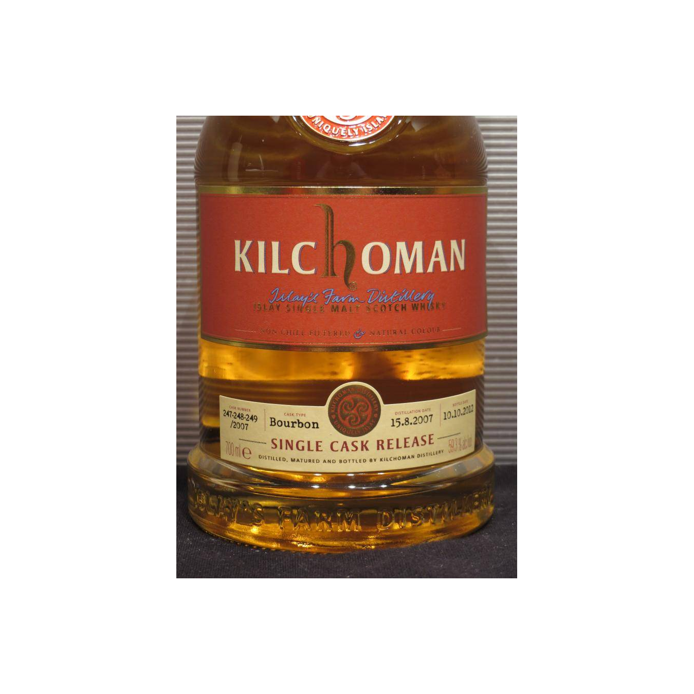 Kilchoman 2007 5 Years Single Malt Whisky 2