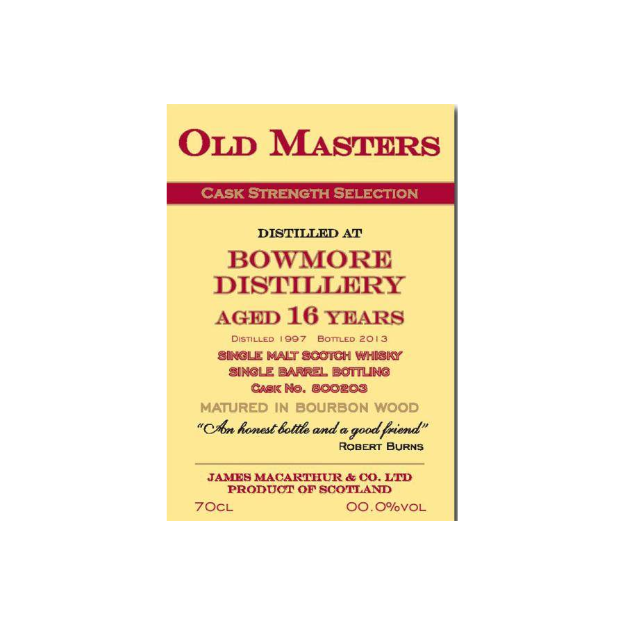 Bowmore 1997 16 Years Single Malt Whisky 2