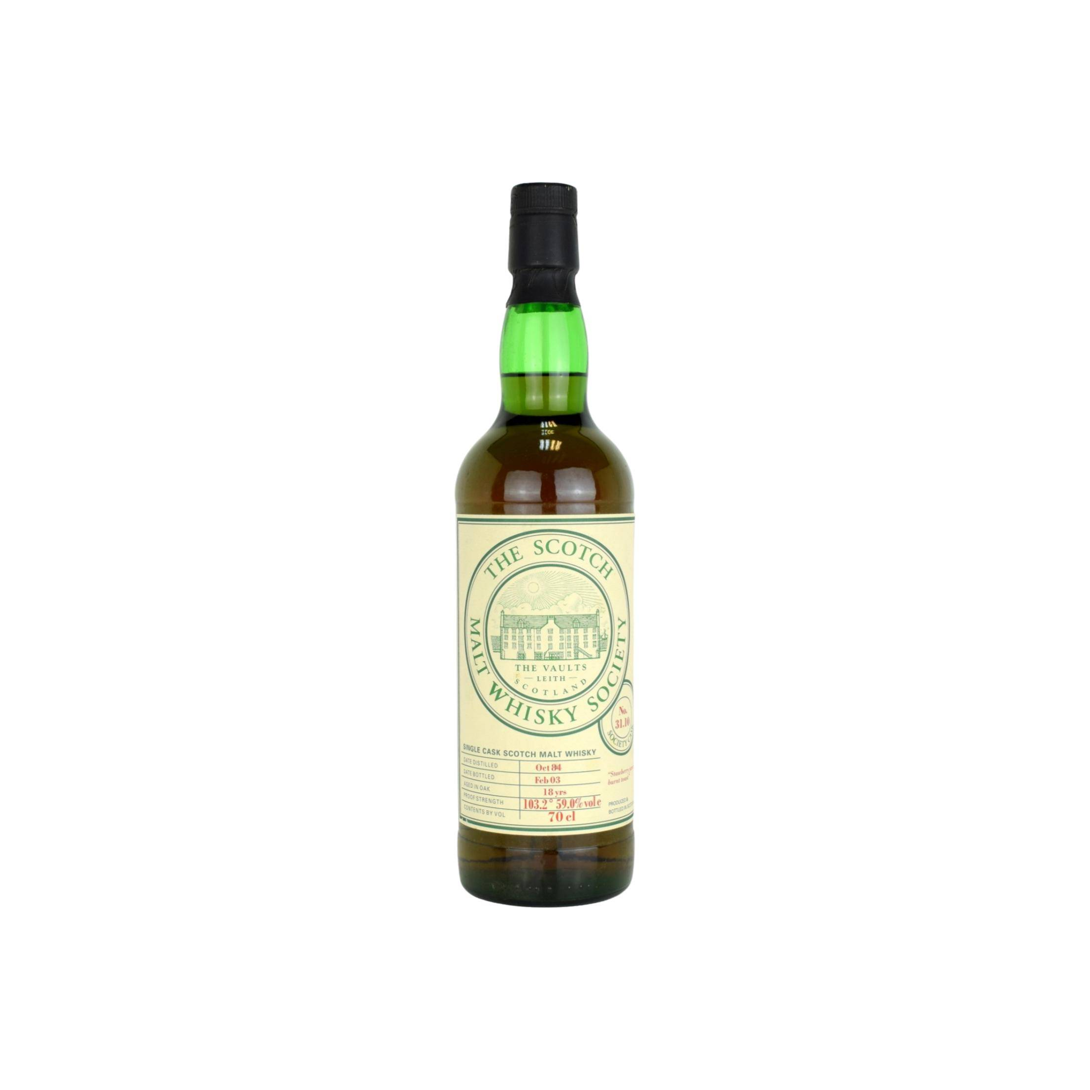 The Scotch Malt Whisky Society 1984 18 Years Single Malt Whisky