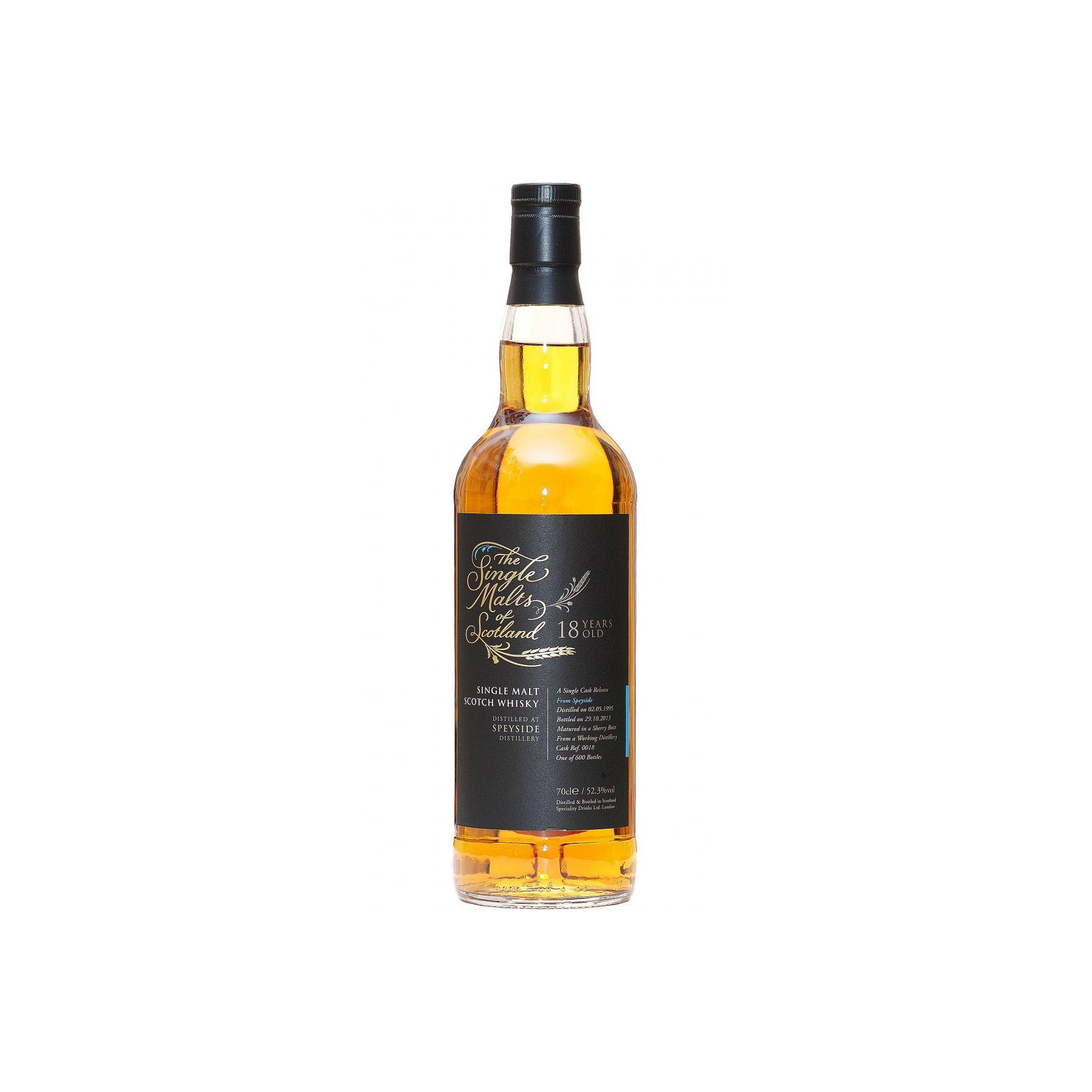 Spey The Single Malts of Scotland 1995 18 Years Single Malt Whisky