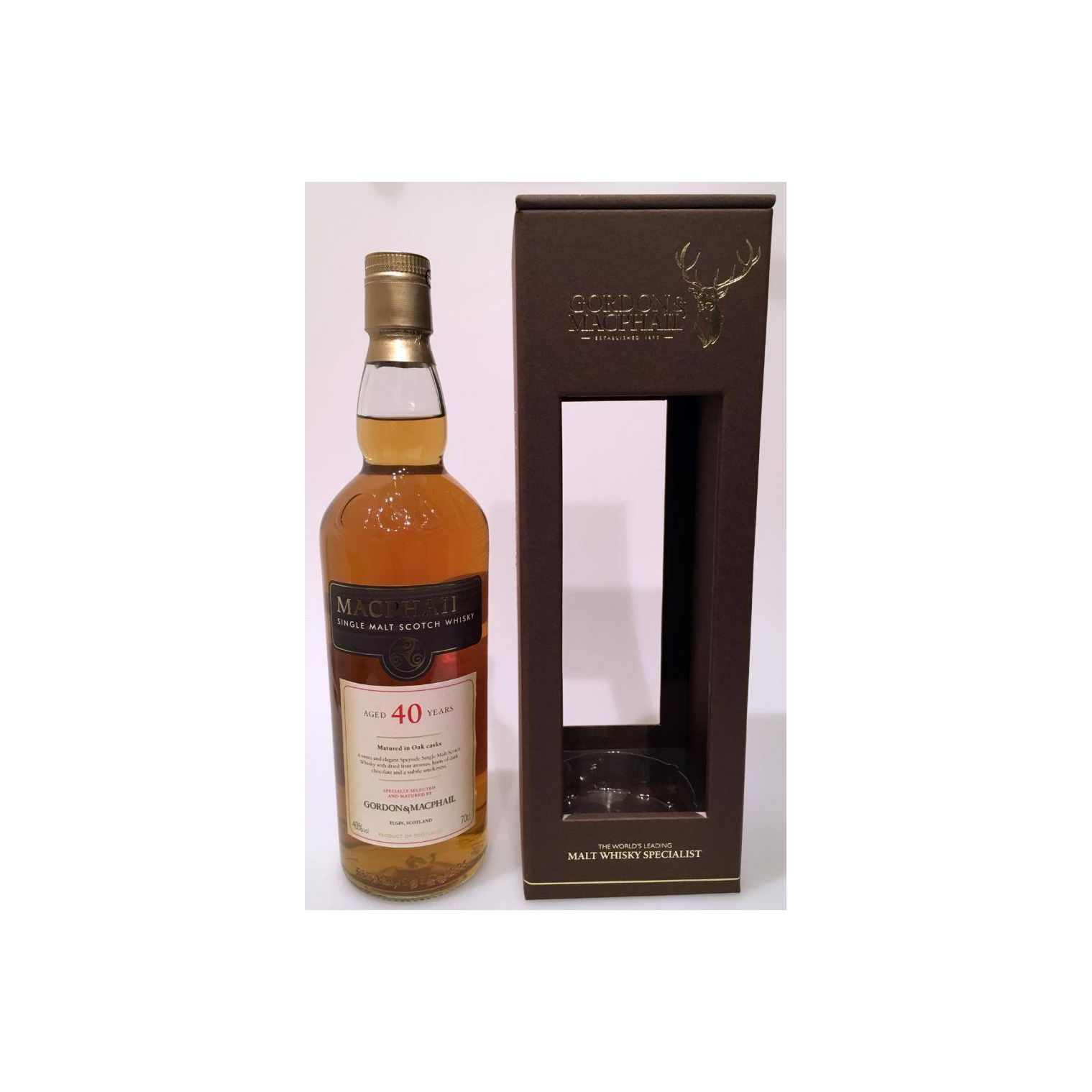Gordon & MacPhail 40 Years Single Malt Whisky 2