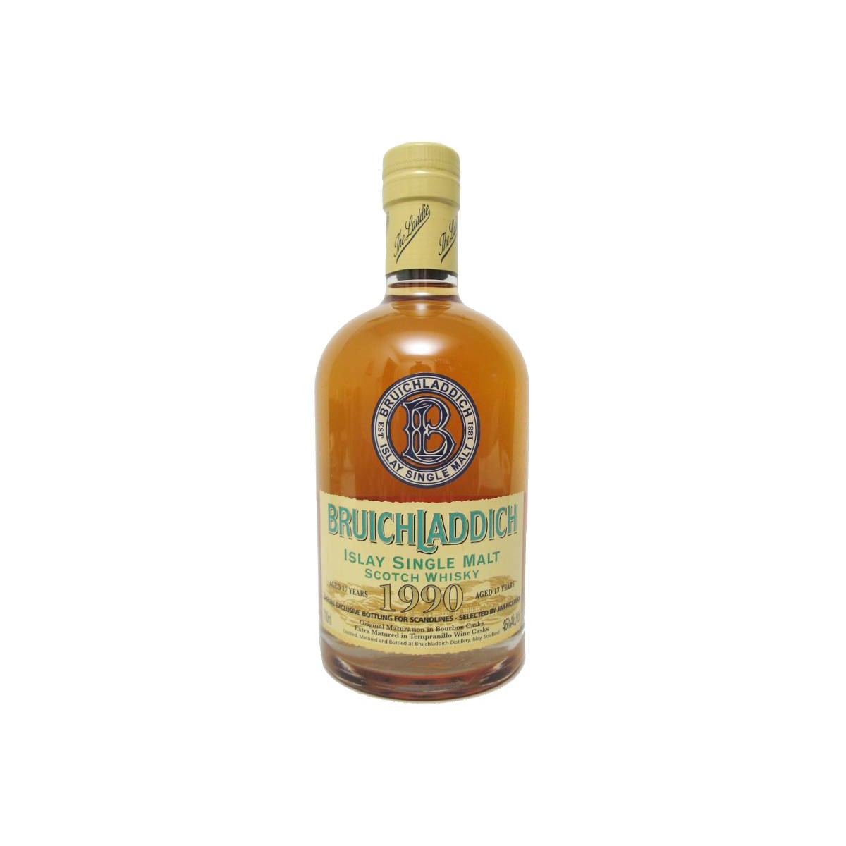 Bruichladdich 1990 17 Years Single Malt Whisky