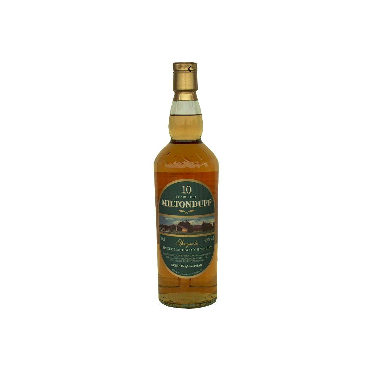 Miltonduff Licensed Bottling 10 Years Single Malt Whisky