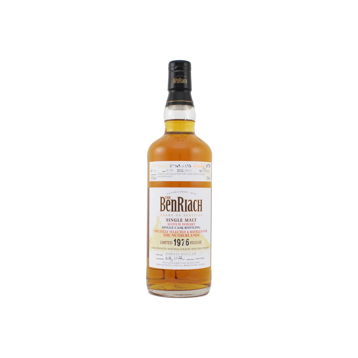BenRiach Individual Cask Bottling 1976 36 Years Single Malt Whisky