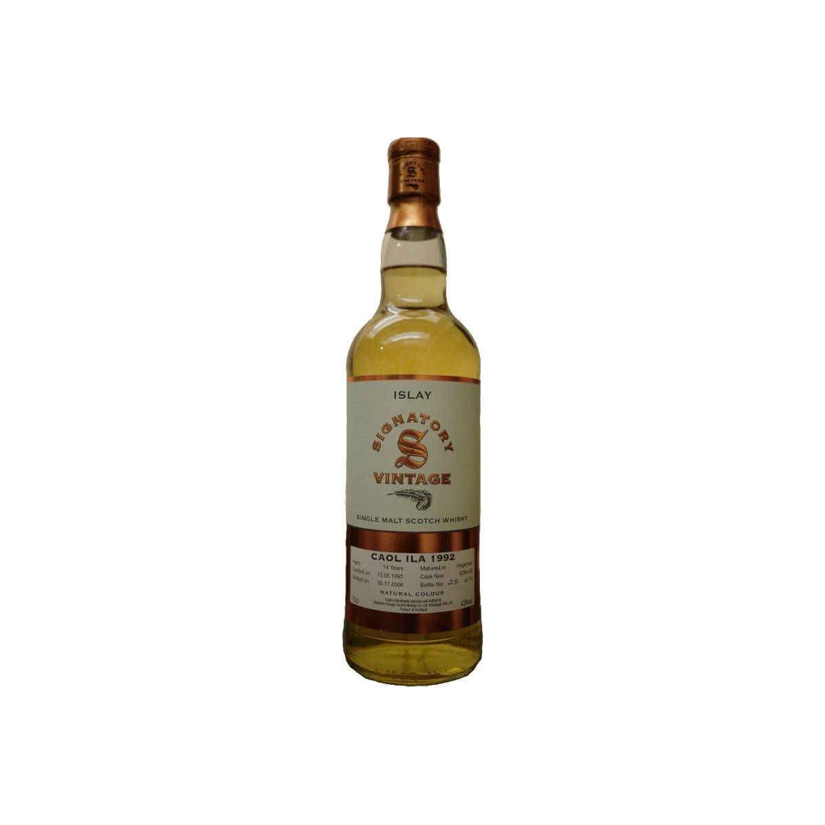 Caol Ila Vintage Collection 1992 14 Years Single Malt Whisky