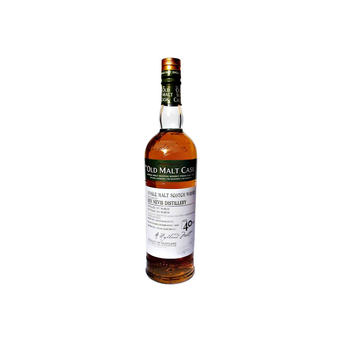 Ben Nevis Old Malt Cask 1971 40 Years Single Malt Whisky