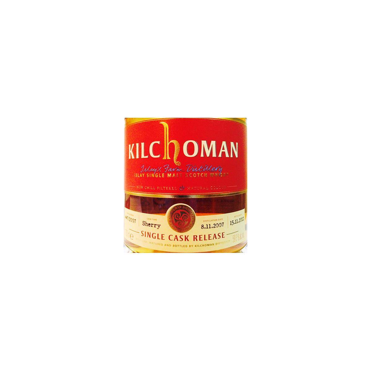 Kilchoman 2007 5 Years Single Malt Whisky 2