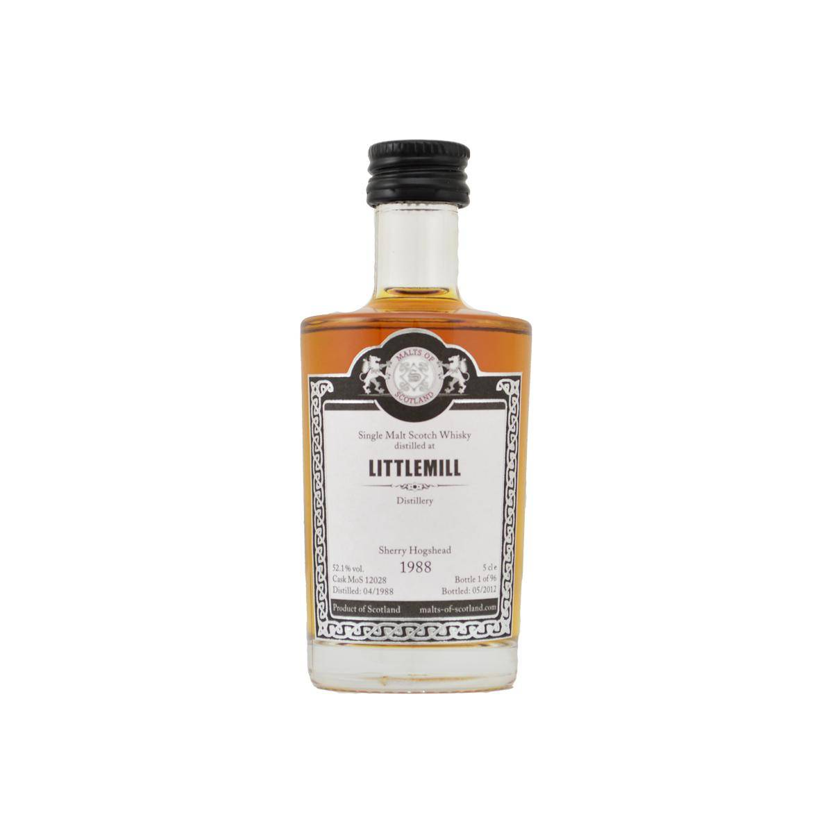 Littlemill Miniature 1988 24 Years Single Malt Whisky 2