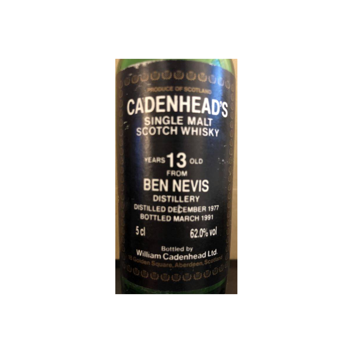 Ben Nevis 1977 13 Years Single Malt Whisky