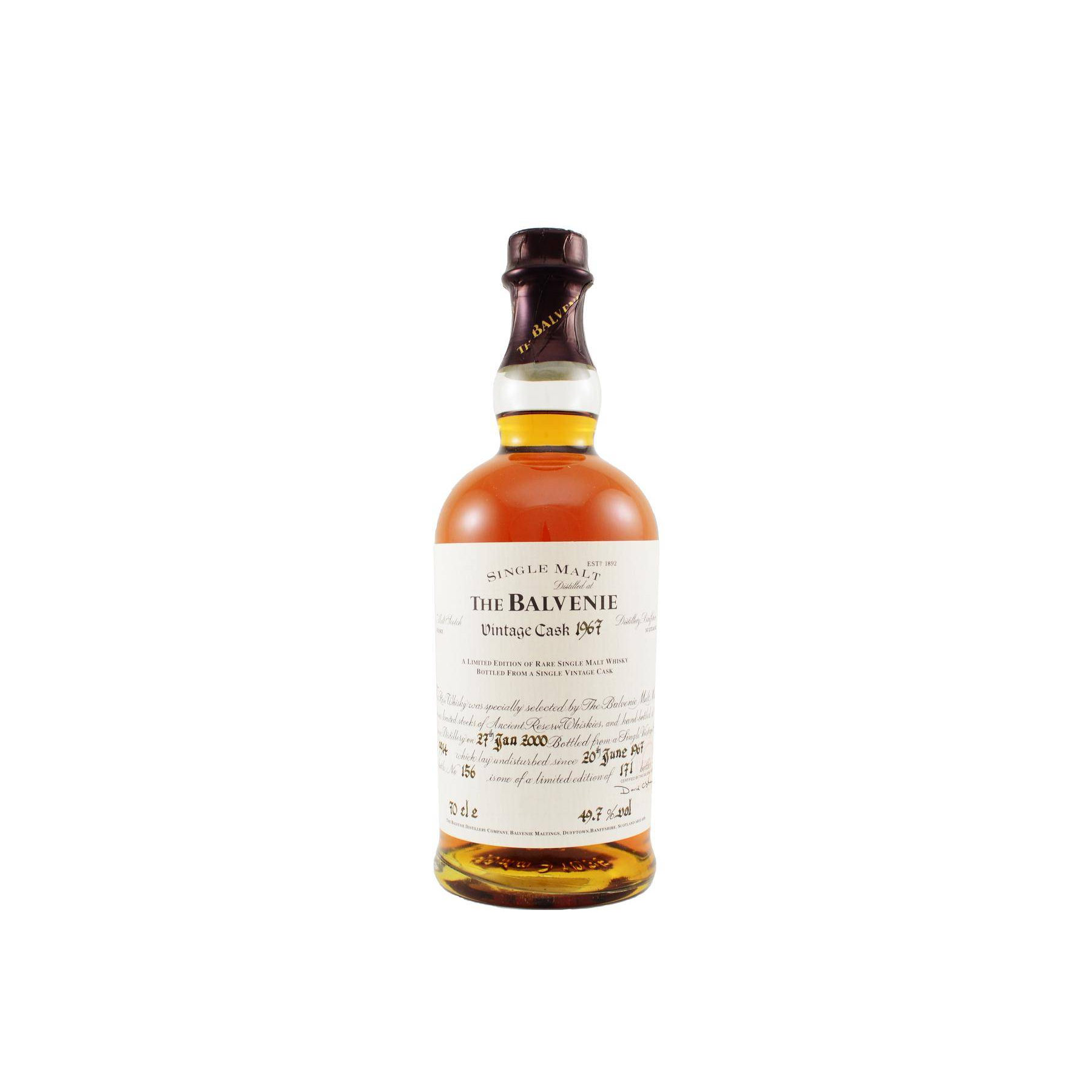 The Balvenie 1967 32 Years Single Malt Whisky
