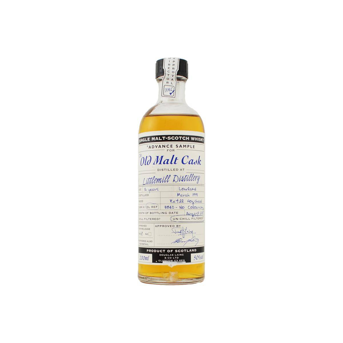 Littlemill 1991 16 Years Single Malt Whisky 2