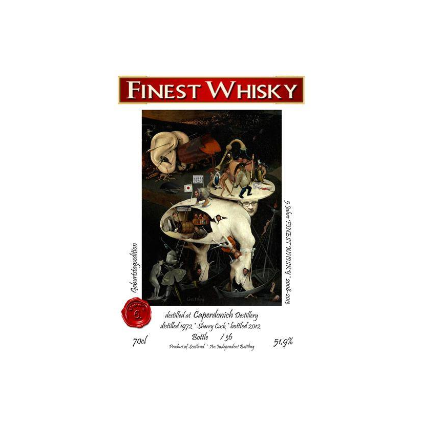 Caperdonich 1972 40 Years Single Malt Whisky 3