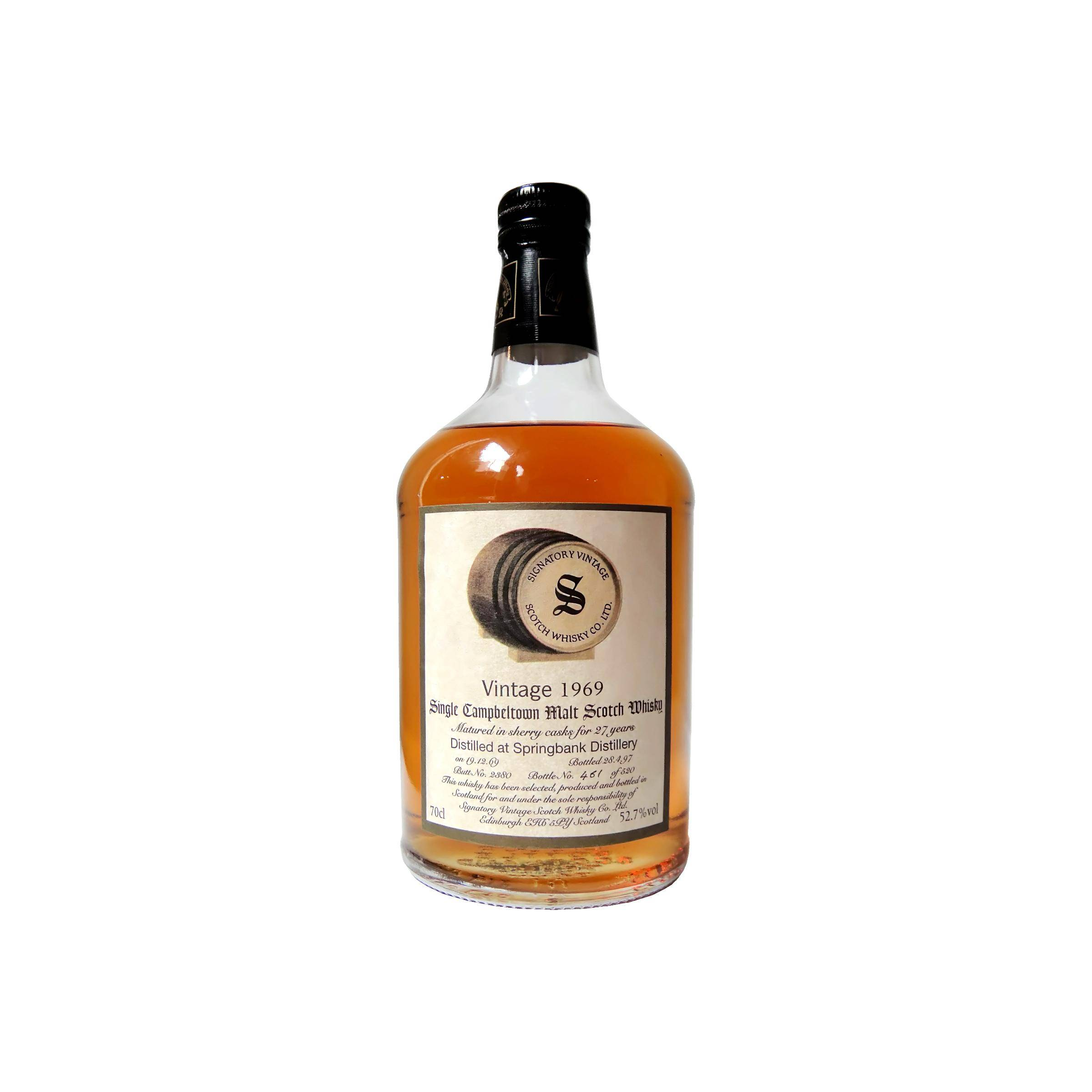 Springbank Vintage Collection - Dumpy 1969 27 Years Single Malt Whisky