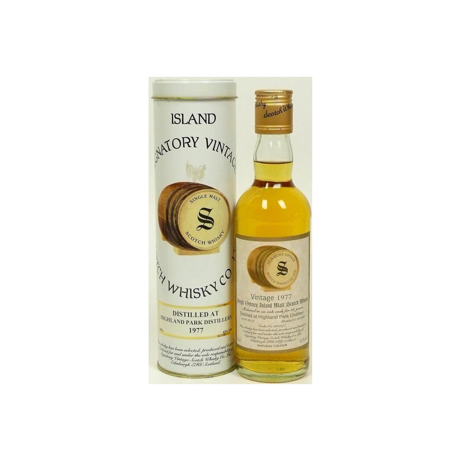 Highland Park Vintage Collection 1977 22 Years Single Malt Whisky