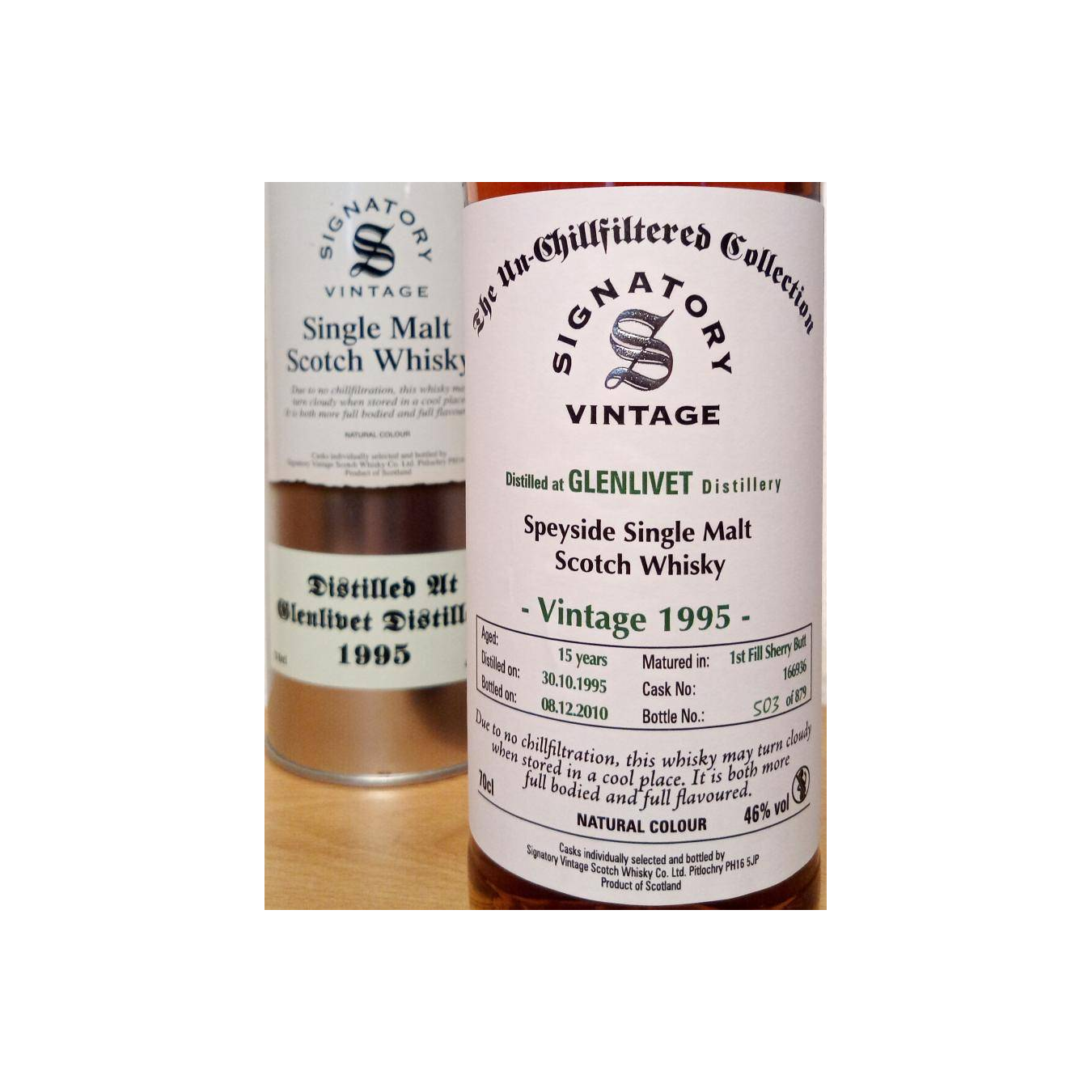 The Glenlivet The Un-Chillfiltered Collection 1995 15 Years Single Malt Whisky 3