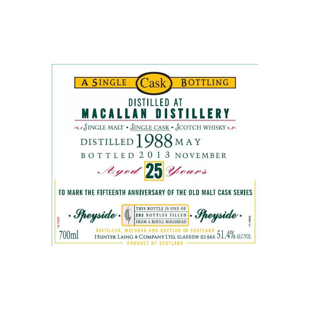 The Macallan 1988 25 Years Single Malt Whisky 3