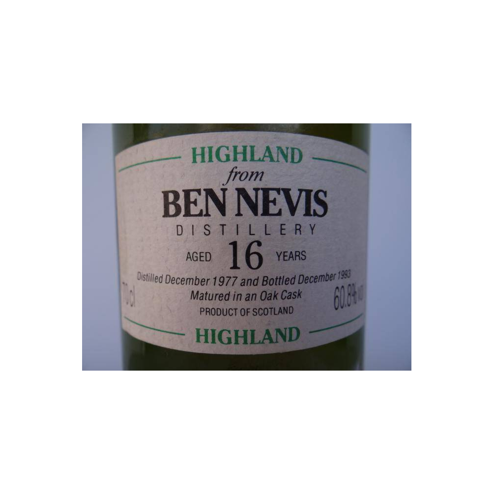 Ben Nevis Authentic Collection 1977 16 Years Single Malt Whisky 2