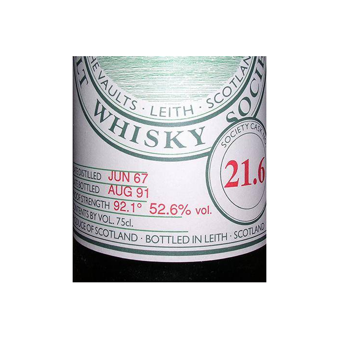 The Scotch Malt Whisky Society 1967 24 Years Single Malt Whisky 2
