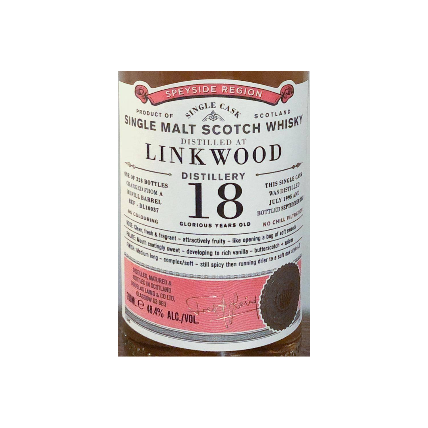 Linkwood Old Particular 1995 18 Years Single Malt Whisky 2