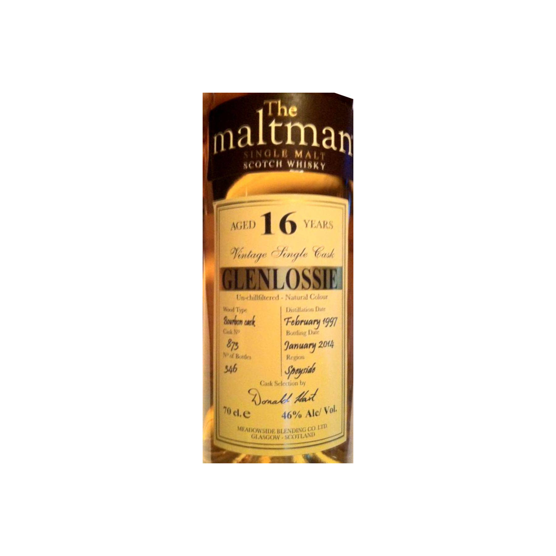 Glenlossie 1997 16 Years Single Malt Whisky