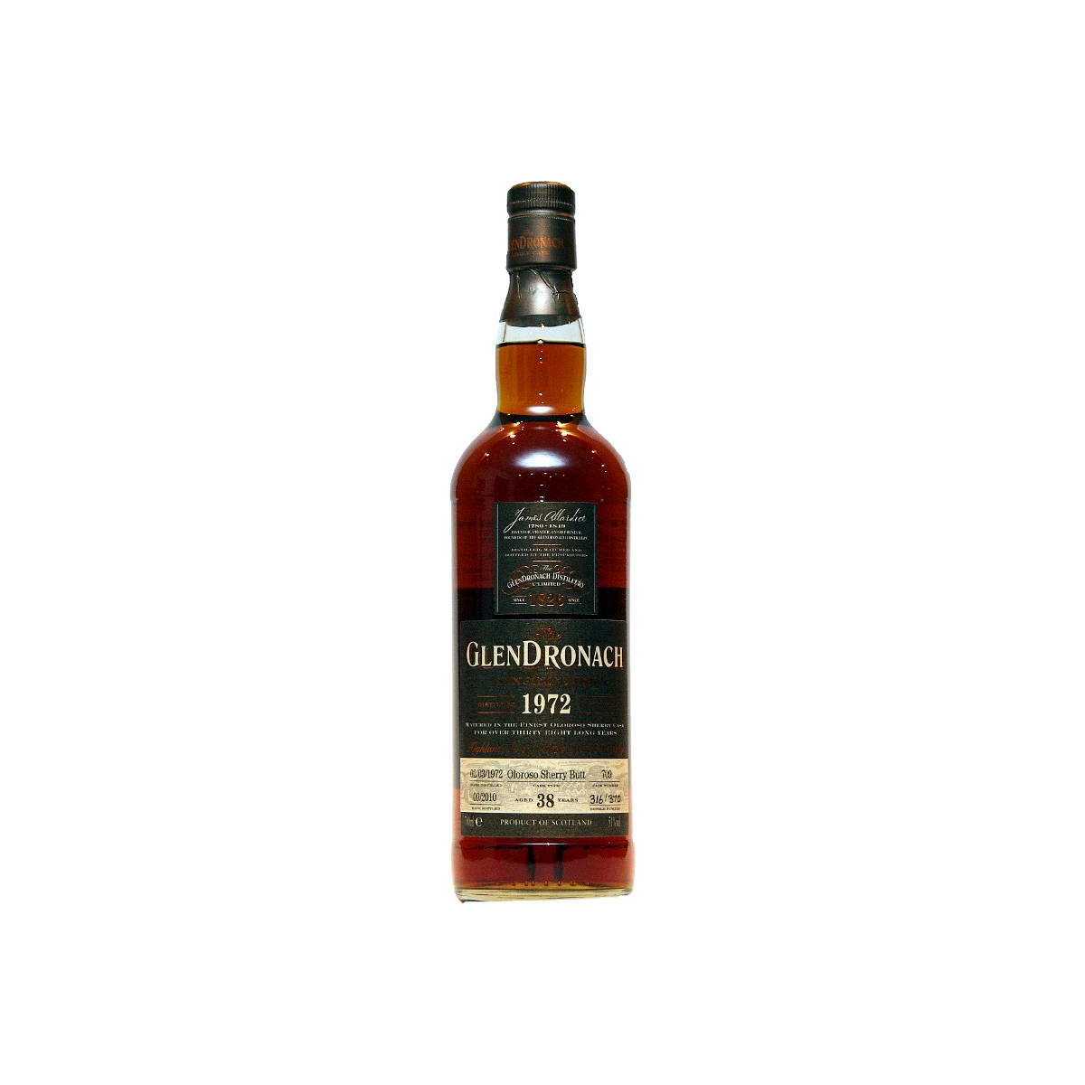 GlenDronach Single Cask 1972 38 Years Single Malt Whisky